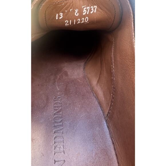 Allen Edmonds Strand Cap Toe Oxford Dress Leather Shoes Brown Men's Size 13 - Picture 10 of 14